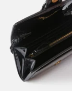 Pinko bolso patent brid buckle wallet negro - Imagen 4