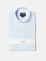 Silbon camisa vestir celeste clara puño simple