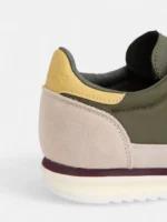 Silbon zapatilla vintage verde beige - Imagen 3