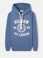 Silbon sudadera hoddie ivi league azul indigo