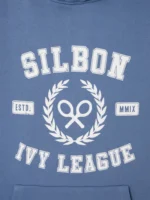 Silbon sudadera hoddie ivi league azul indigo - Imagen 2