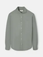 Silbon camisa sport estructura espiga verde claro - Imagen 5