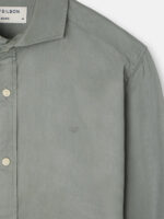 Silbon camisa sport estructura espiga verde claro - Imagen 2