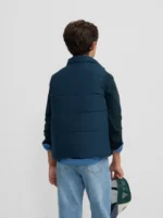 Silbon chaleco kids reversible verde marino - Imagen 3