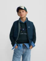 Silbon chaleco kids reversible verde marino - Imagen 2