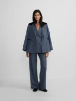 Silbon pantalon vestir cuadros azules - Imagen 2