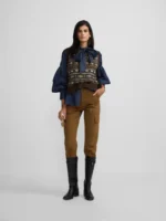 Silbon pantalon cargo camel