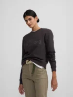 Silbon sudadera woman silbon tachas negra - Imagen 3