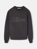 Silbon sudadera woman silbon tachas negra - Imagen 5
