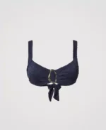 Twinset sujetador de bikini de jacquard con aros marino - Imagen 4