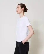 Twinset camisaeta con oval T bordado - Imagen 3