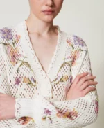 Twinset cardigan de punto con estampado floral - Imagen 5