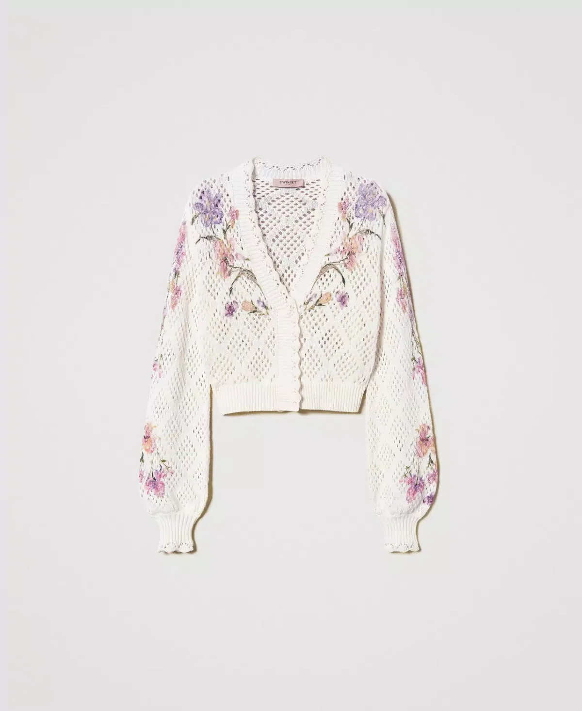 Twinset cardigan de punto con estampado floral - Imagen 2