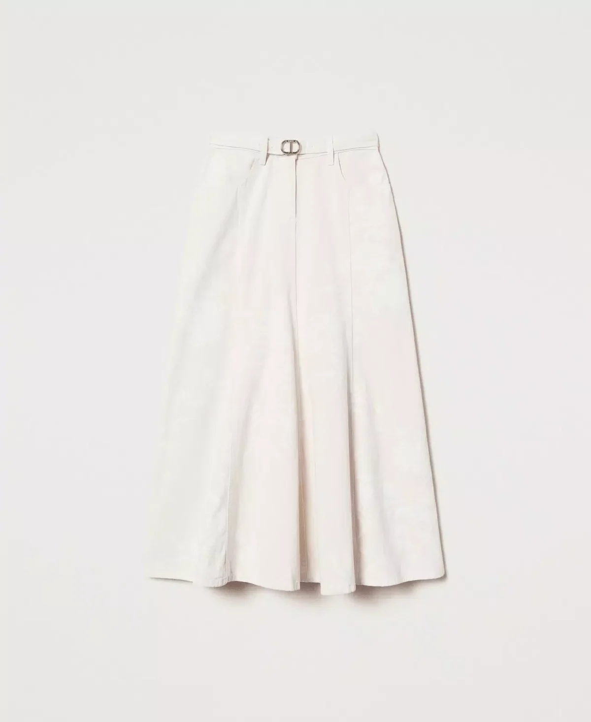 Twinset falda larga en bull de flores - Imagen 2
