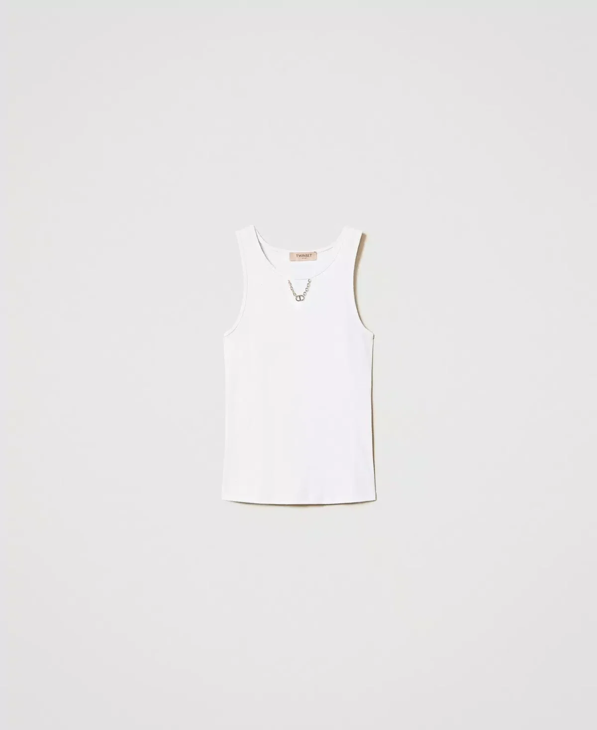 Twinset top anclado con cadena - Imagen 2