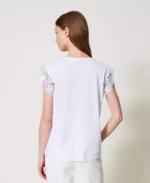 Twinset top de punto acanalado marron - Imagen 3