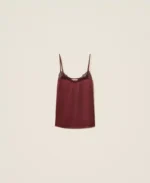 Twinset top de raso con encaje - Imagen 5