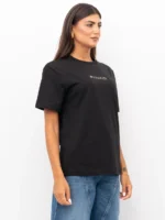Pinko camiseta oversize negra - Imagen 4
