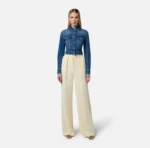 Elisabetta Franchi cazadora cropped de denim - Imagen 2