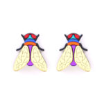 Lausett pendientes mini mosca