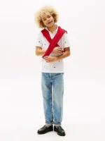 Tommy Hilfiger polo blanco con logo - Imagen 4
