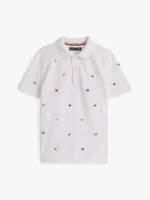 Tommy Hilfiger polo blanco con logo - Imagen 5