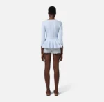 Elisabetta Franchi cardigan plisado de punto - Imagen 5