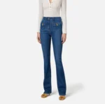 Elisabetta Franchi pantalon denim con bolsillos pequeños y detalle de lazo - Imagen 3