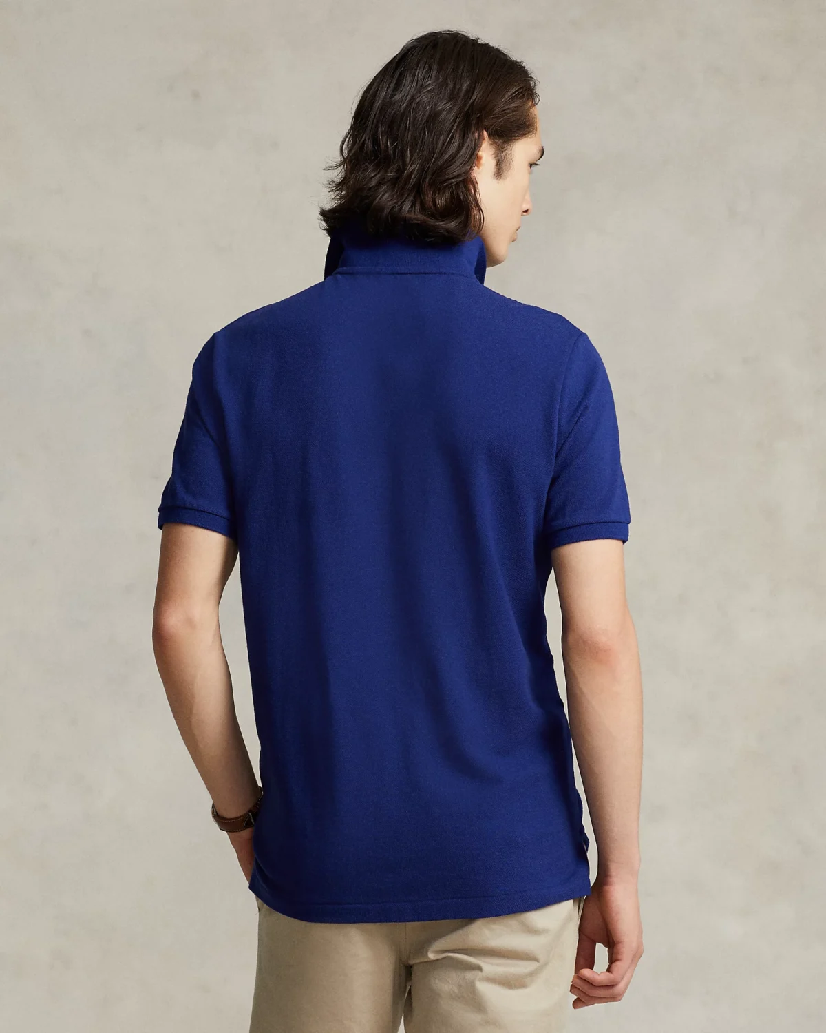 Polo Ralph Lauren iconico polo pique en azul - Imagen 3
