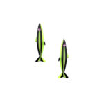 Lausett pendientes sardina fluor - Imagen 2