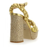 Twinset sandalia dorada - Imagen 4