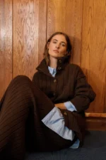 Indi&Cold chaqueta punto canale chocolate - Imagen 3