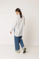 Indi&Cold camisa larga popelin blanca - Imagen 4