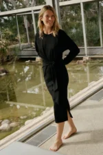 Indi&Cold vestido punto anudado