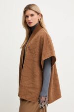Twinset poncho logos camel - Imagen 4
