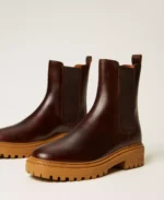 Twinset botines Chelsea de piel - Imagen 2
