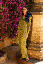 Matilde Cano pantalon geometrico verde - Imagen 2