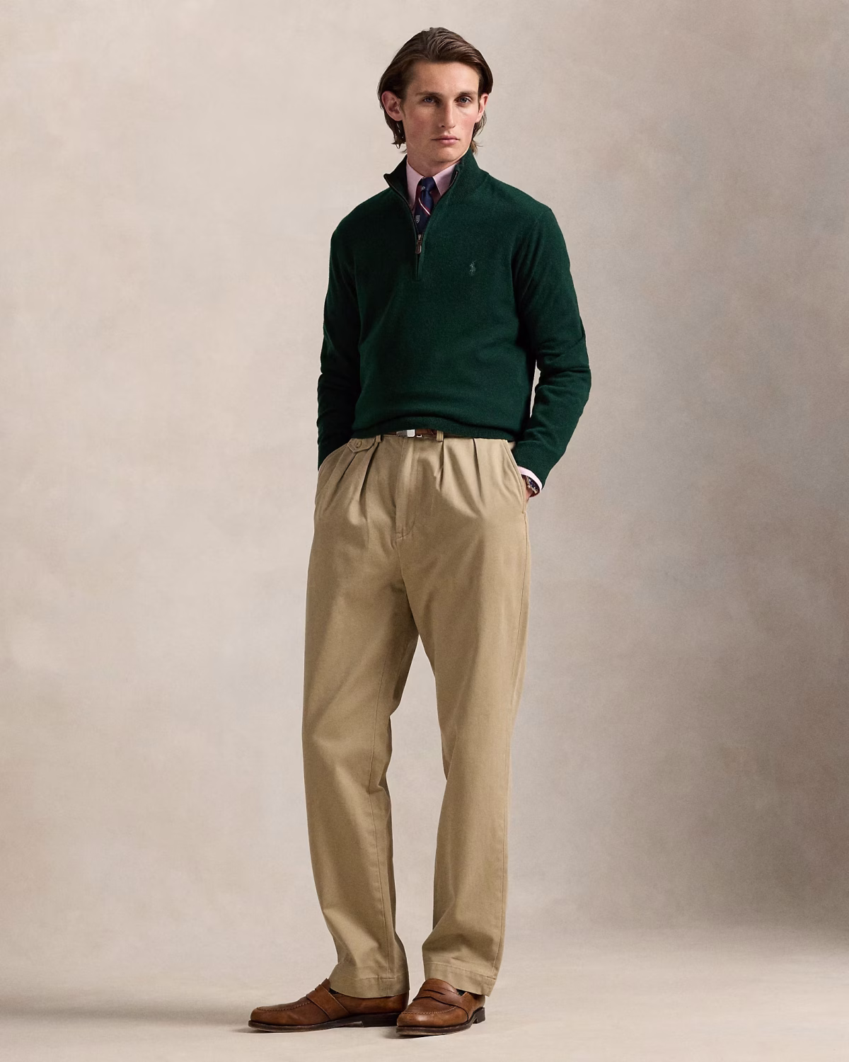 Polo Ralph Lauren jersey de lana con cremallera corta - Imagen 3
