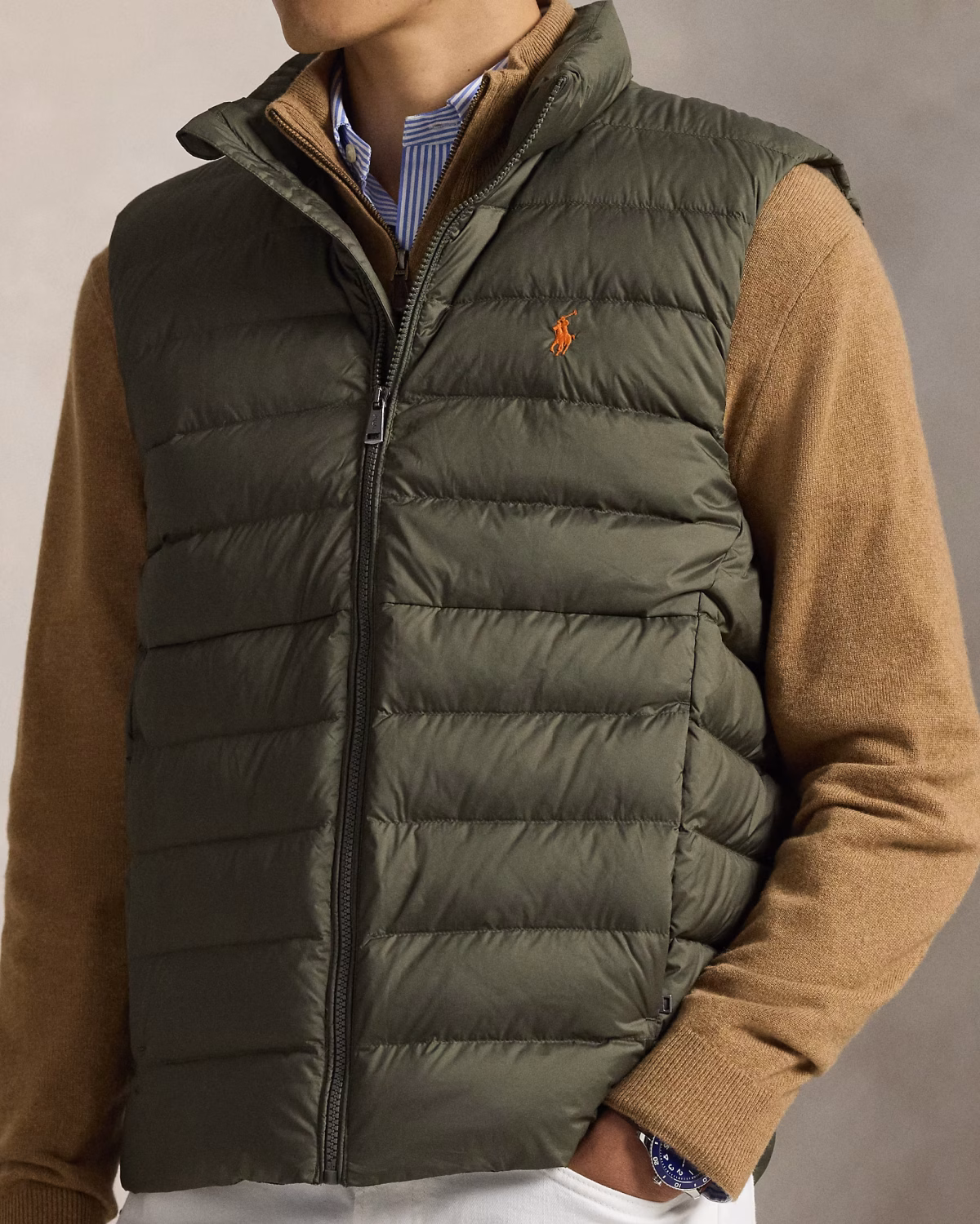 Polo Ralph Lauren chaleco colden plegable de pñumon - Imagen 4