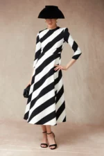 Coosy vestido Izotz blanco/negro