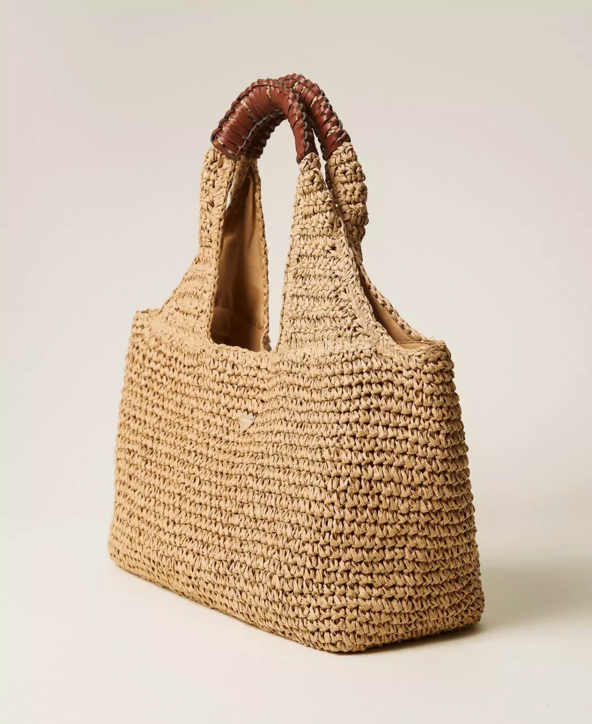 Twinset bolso hobo de rafia - Imagen 2