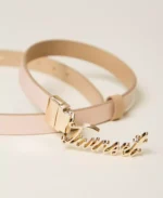 Twinset cinturon reversible con logotipo - Imagen 3