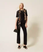 Twinset pañuelo con estampado de cadenas - Imagen 4