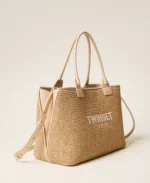 Twinset bolso shopper de efecto rafia - Imagen 2