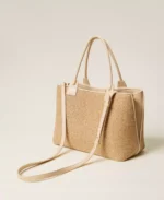 Twinset bolso shopper de efecto rafia - Imagen 3