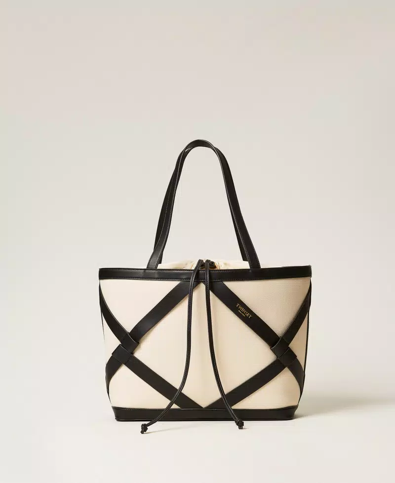 261TB7271_02711_01 Twinset bolso shopper de lona - Imagen 1