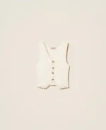 Twinset chaleco de punto con ganchillo - Imagen 6