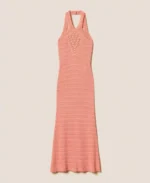 Twinset vestido largo de punto con ganchillo - Imagen 5