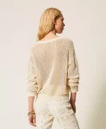 Twinset jersey con bordado de cereza a mano - Imagen 3
