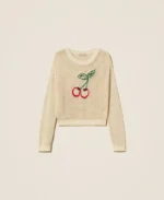 Twinset jersey con bordado de cereza a mano - Imagen 6